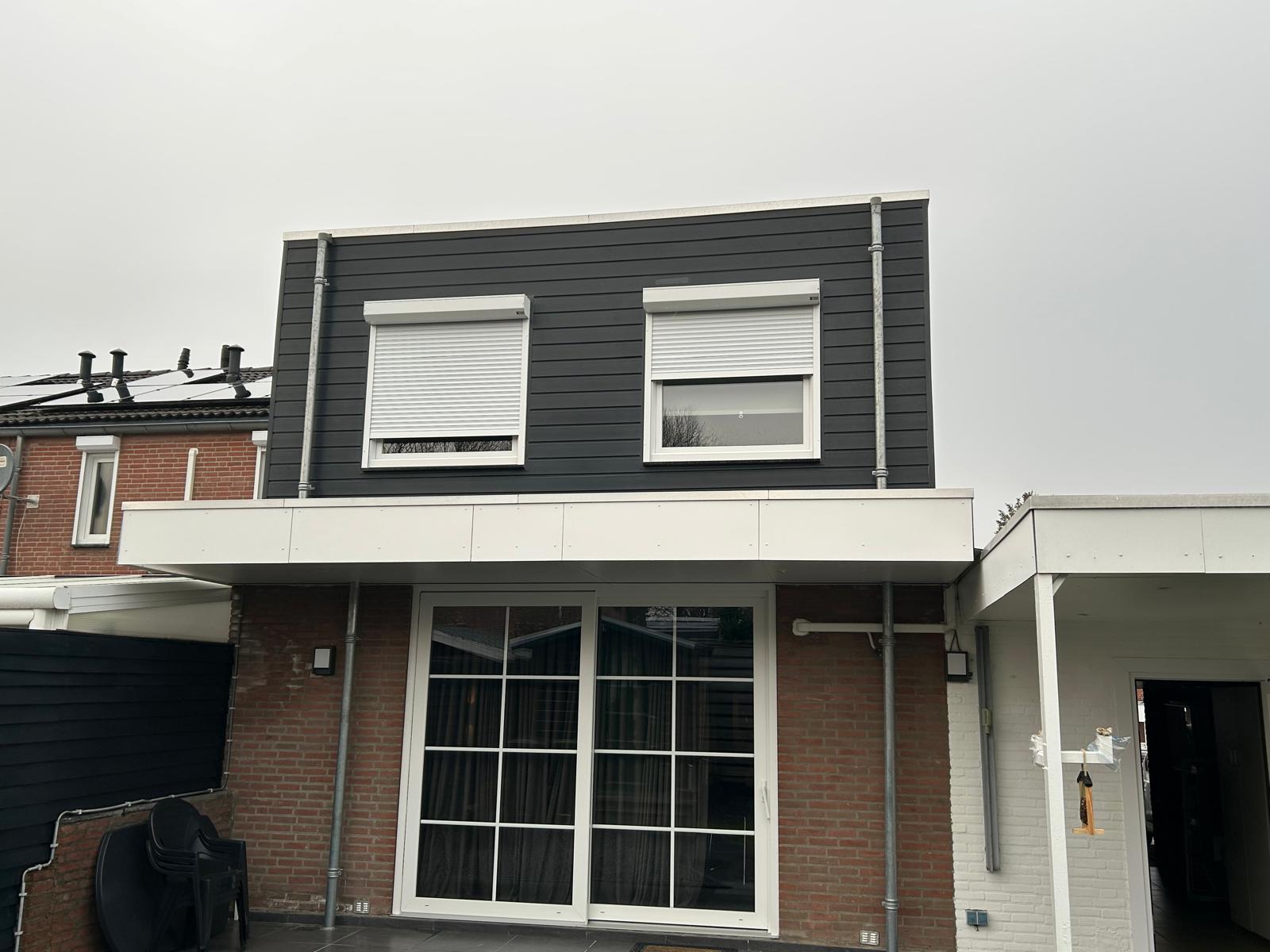 Aanbouw tijdens werkzaamheden